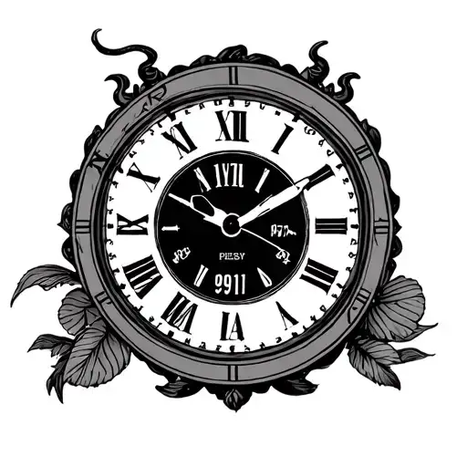 1973 And 1991 Special Date Mixed Clock