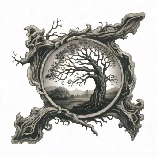 Tree Of Life Grave Yard