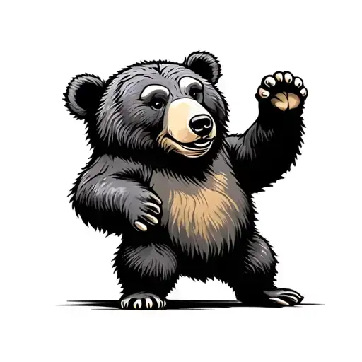 Dancing Bear Standing