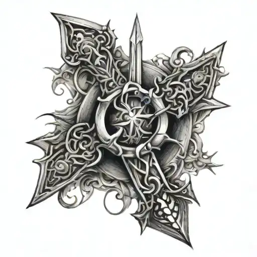 New Moon Sword Intertwined