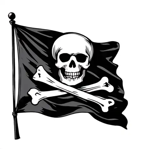 Pirate Flag Without Skull Or Cross Bones