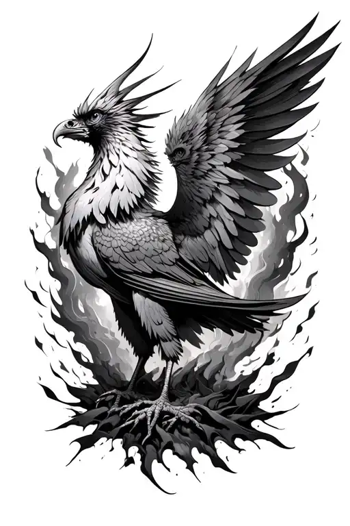 Phoenix Rising From Ashes