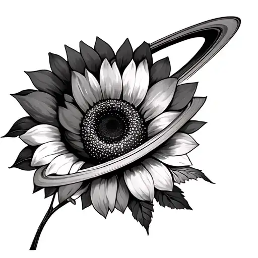 Saturn And Sunflower