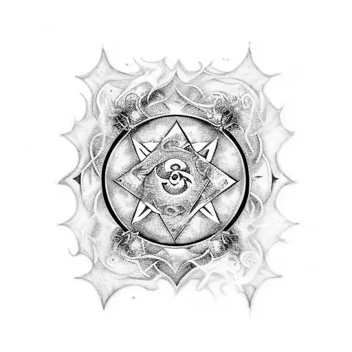 A Hauntingly Beautiful Ouija Board With Intricate Details And Swirling Smoke