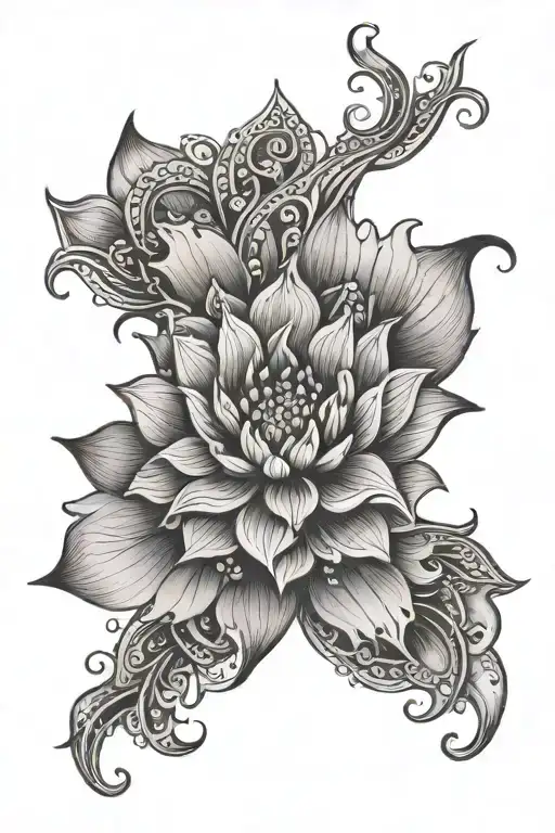 Capricorn Mandala Lotus
