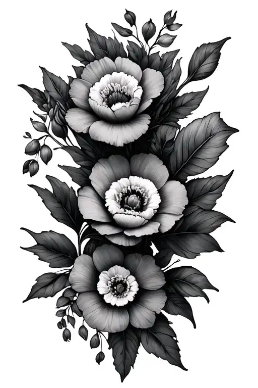 Birth Flowers Intertwined