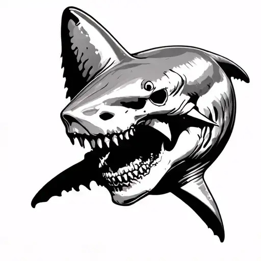 Skull And Shark