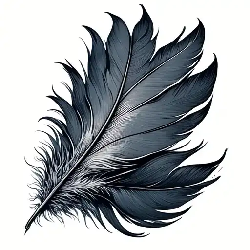 Feather For Man Simple