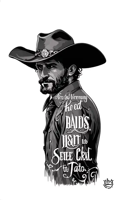 Western With Bible Verse Written