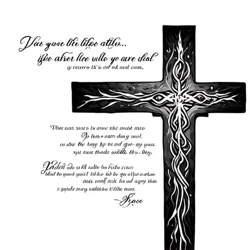 Bible Verse Cross