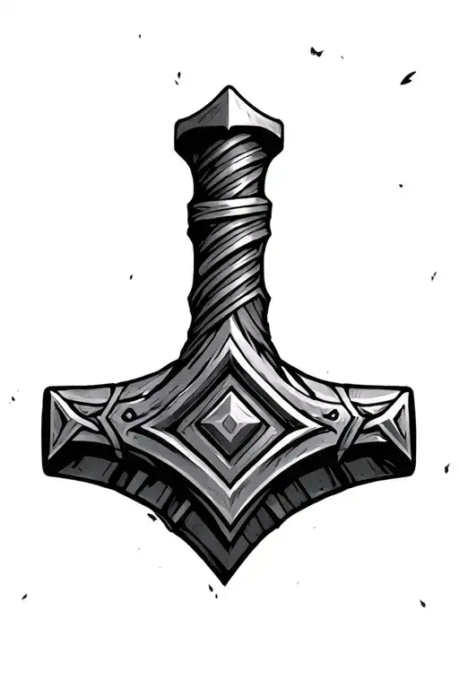 Bio Mechanical Norse Hammer