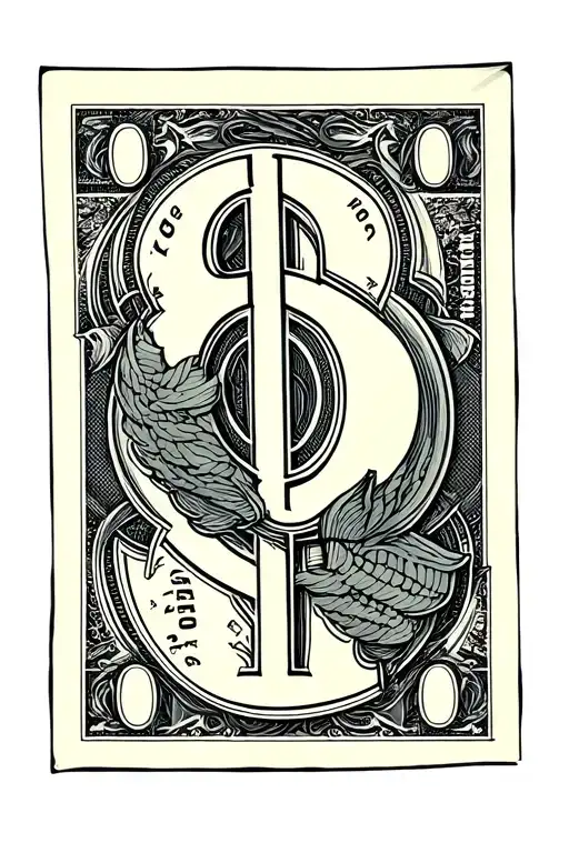 Q Money Dollar Bills