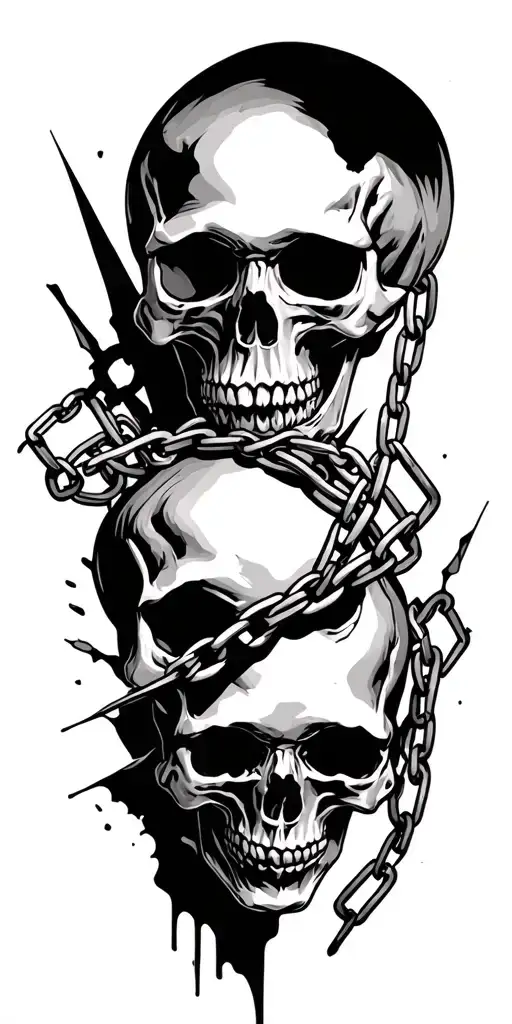 Skull And Chains Breaking