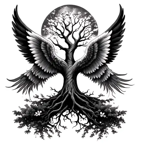 Family Tree And Wings Made