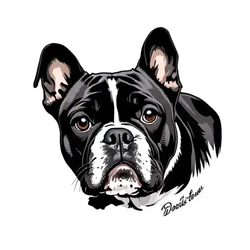 Boxers Dog Footprint