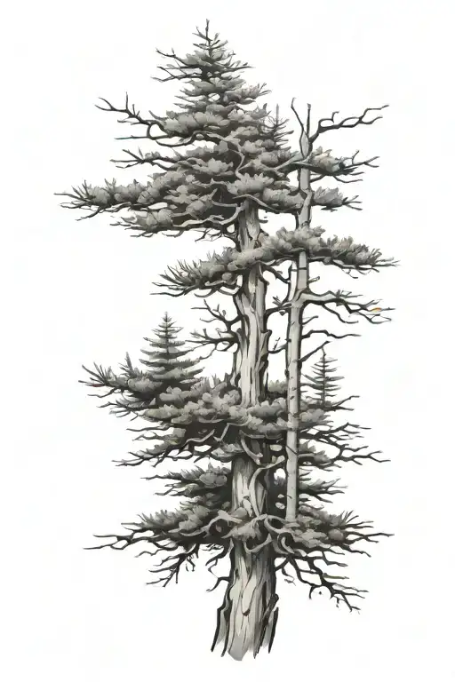 Pine Tree Growing Progresion