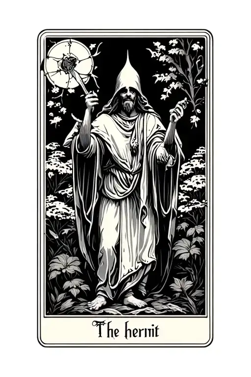 Tarot The Hermit Tarot Card