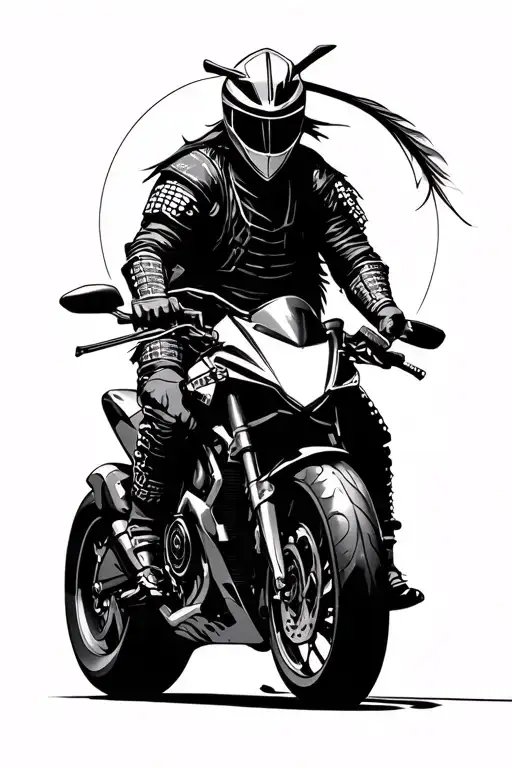 Pisces Samurai Riding Sportsbike