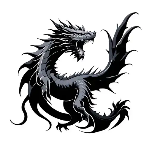 Leo And Aquarius Dragon Symbol