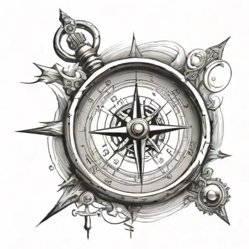 Longitude And Latitude On A Compass