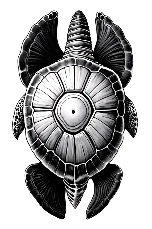 Seashell Sea Turtle