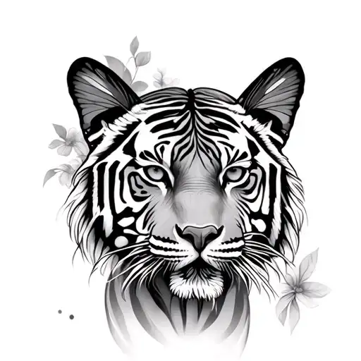 Butterfly And Tiger In Conjunction