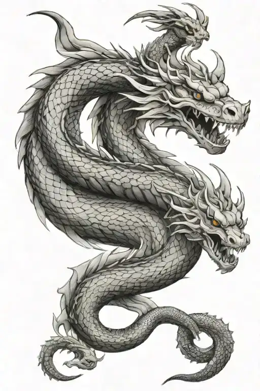 Snake And Dragon