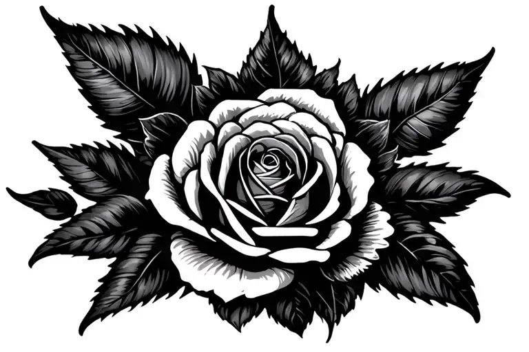 Floral Rose Band On Lower Wrist