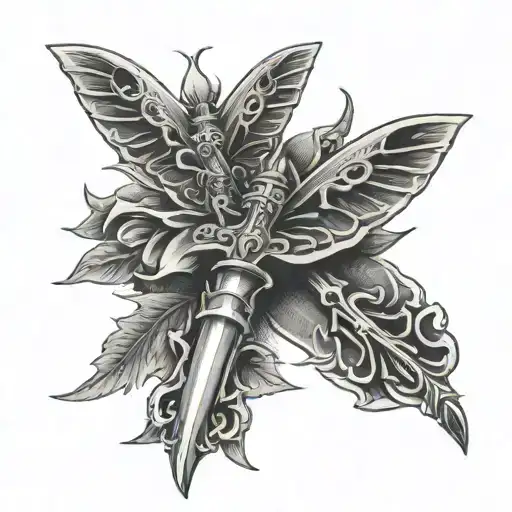 Moths To A Flame Dagger