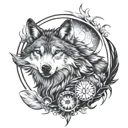 Wolf Sun And Moon