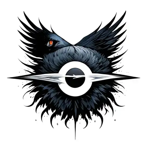 A Raven With A Sharingan