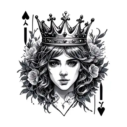 Kj With A Crown Cards Forming