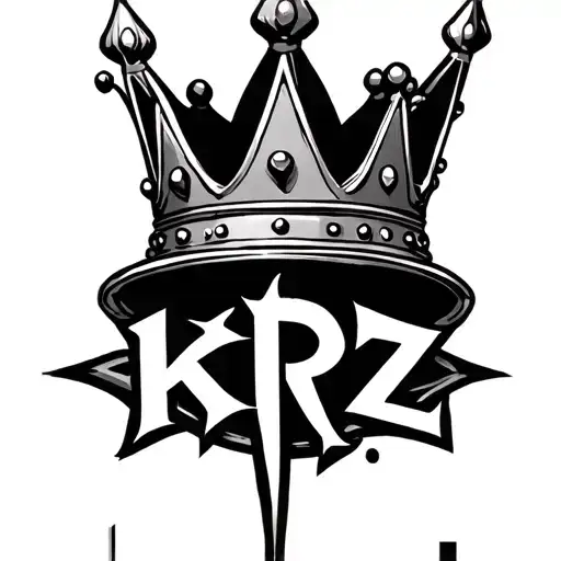 Crown With Krz Written Underneath