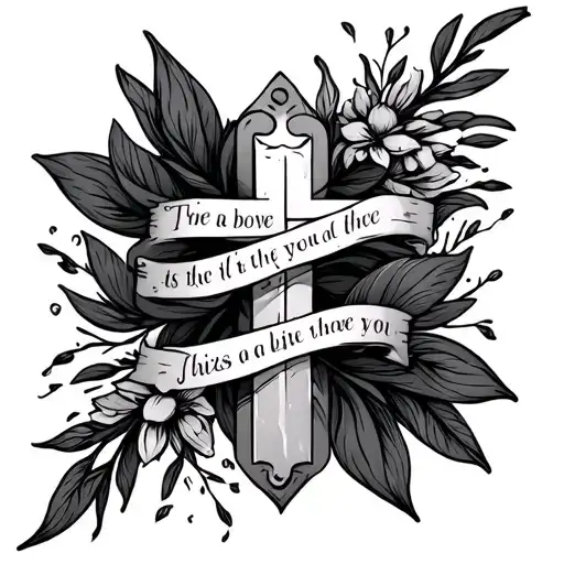 Bible Verse Cross