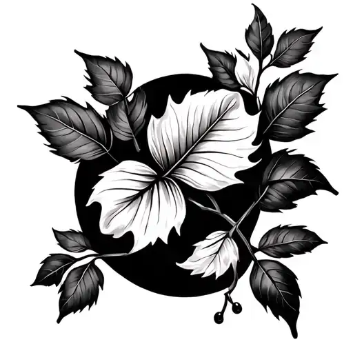 Leaves On Vine Wrapping