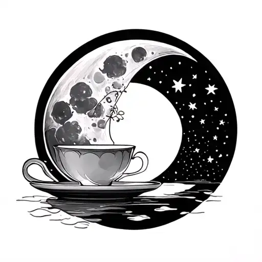 Teacup Moon Rising