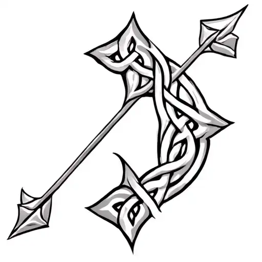 Celtic Arrow Design