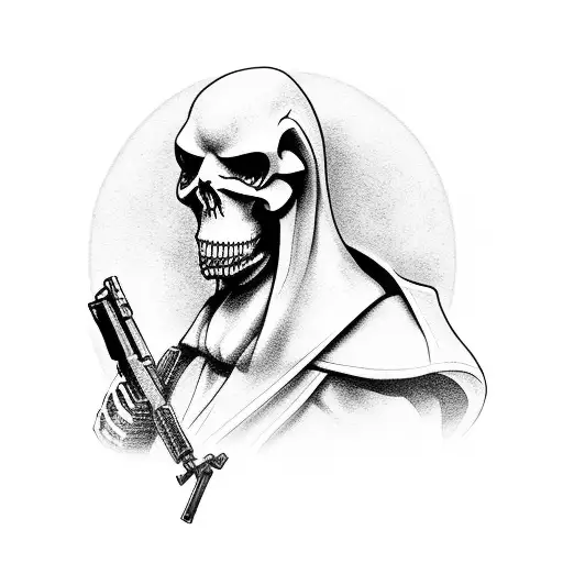 Reaper With Gun
