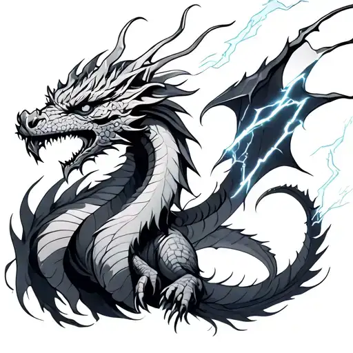 Lightning With Dragon