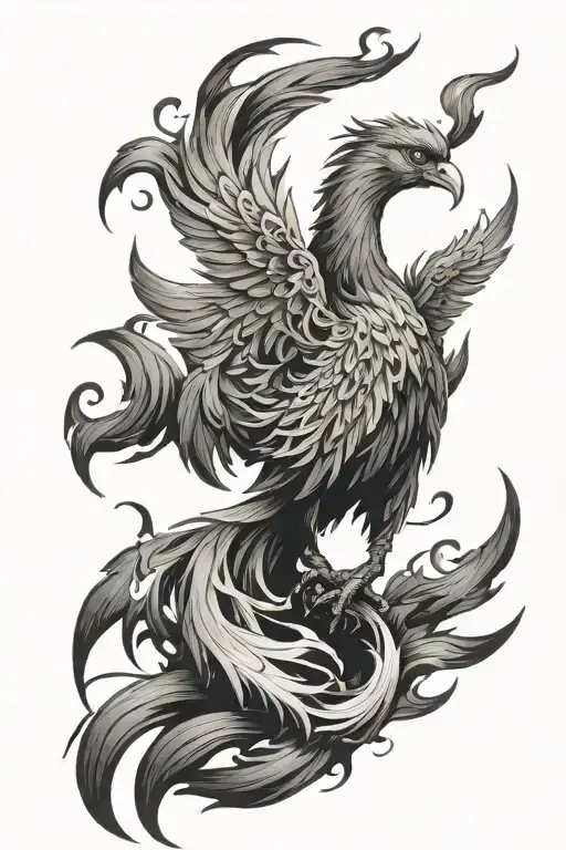 Phoenix Rising From The Ashes