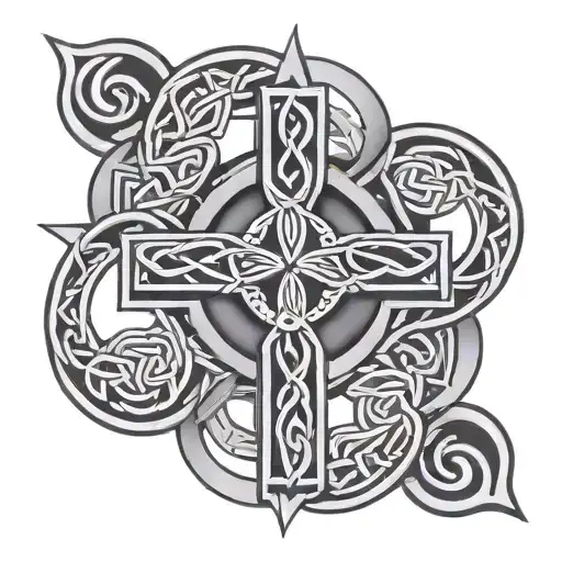 Celtic Cross And Knot
