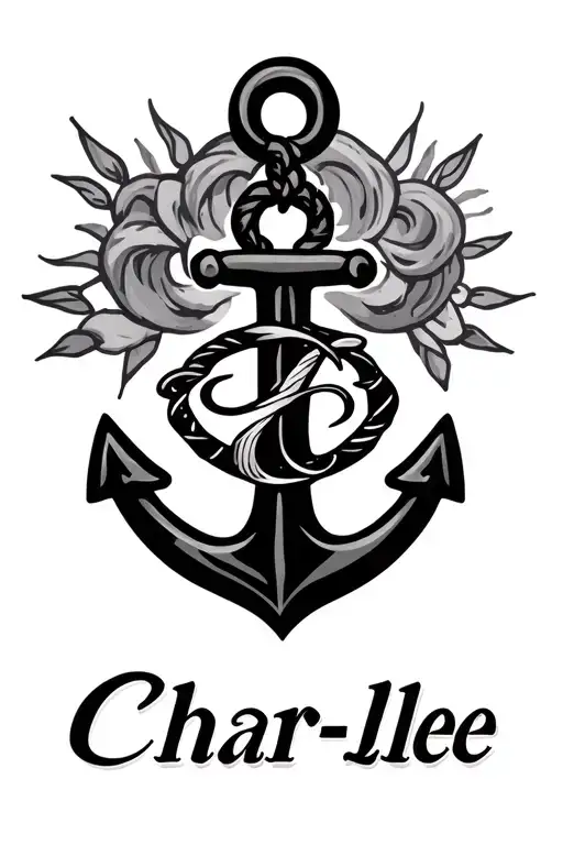 Char-lee Name And Anchor Design Inspired