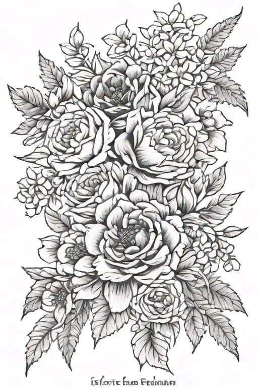 Birth Flower Bouquet