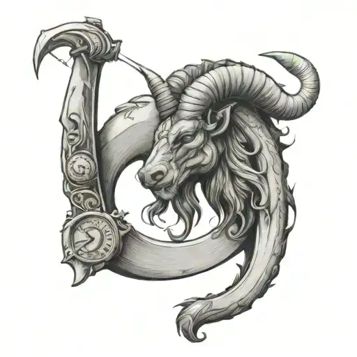 Capricorn With Tools