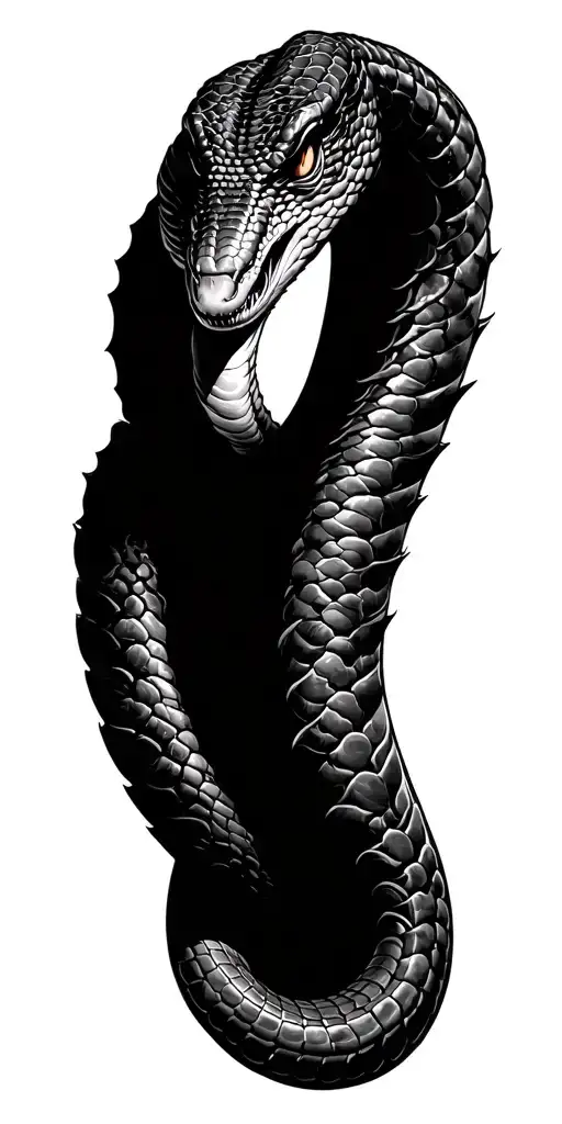 Generate A Cobra Snack Starting From Neck Till End Of Forarm