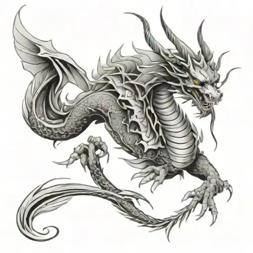 Samurai Dragon Wrapped