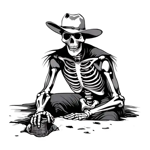 Skeleton Cowboy