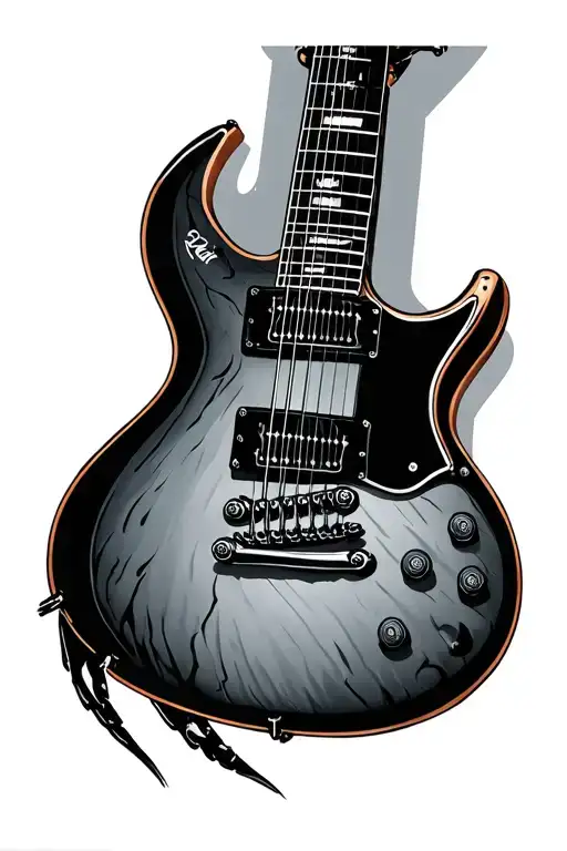 Electric Guitar Based Off Of A Horseshoe Crab