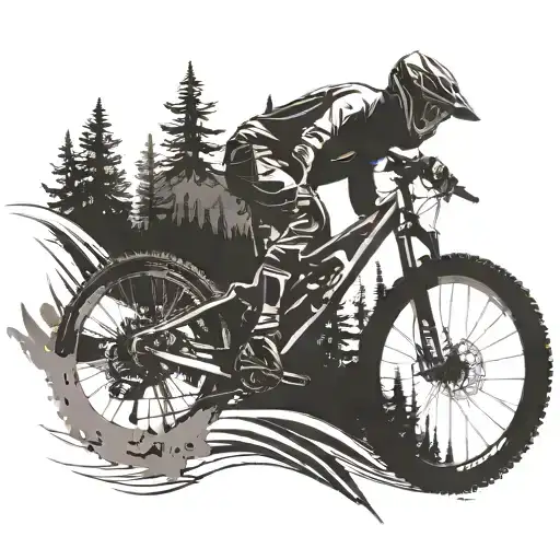 Mountain Bike Silhouette