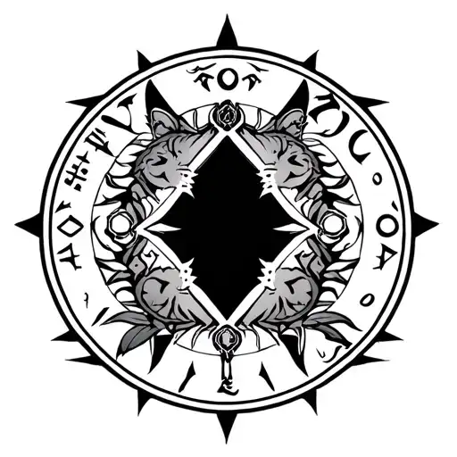 Mandals Alusives To The Leo Zodiac Sign Sign